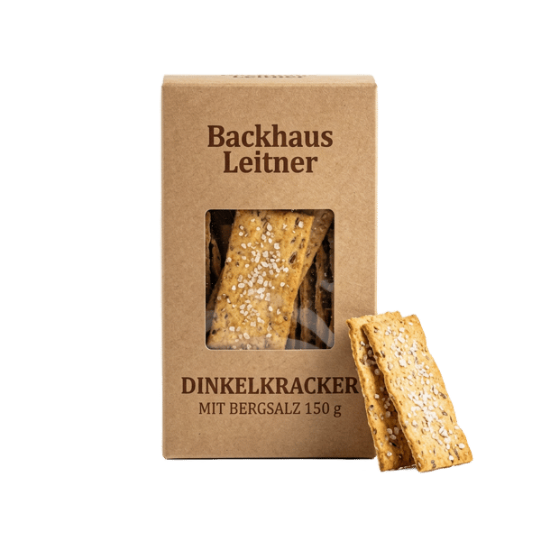 Dinkelkracker mit Bergsalz, 150 g - Backhaus Leitner
