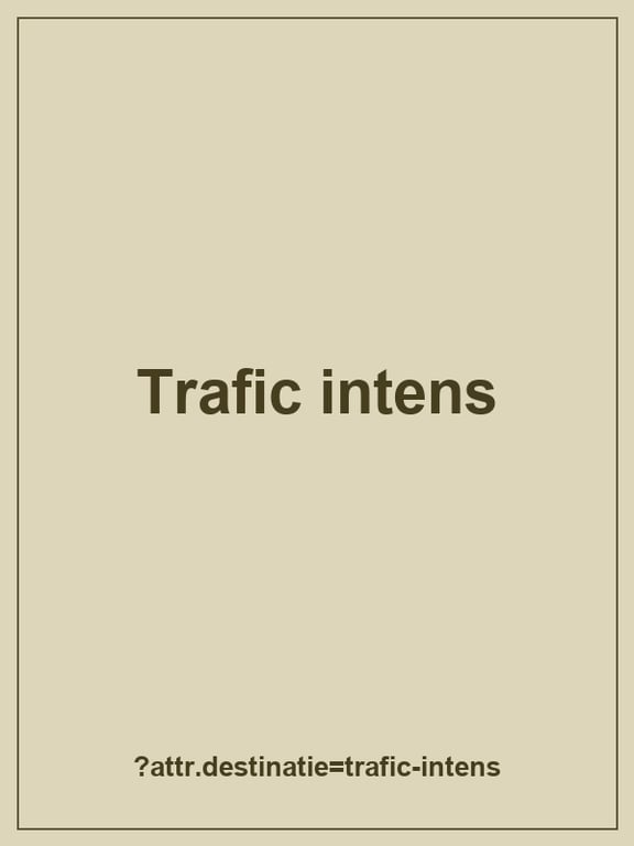 Trafic intens