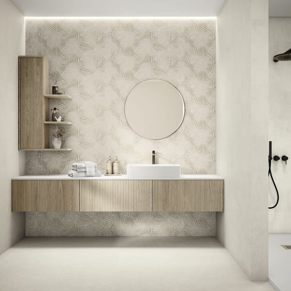Verse - amenajare baie cu decor Horizon