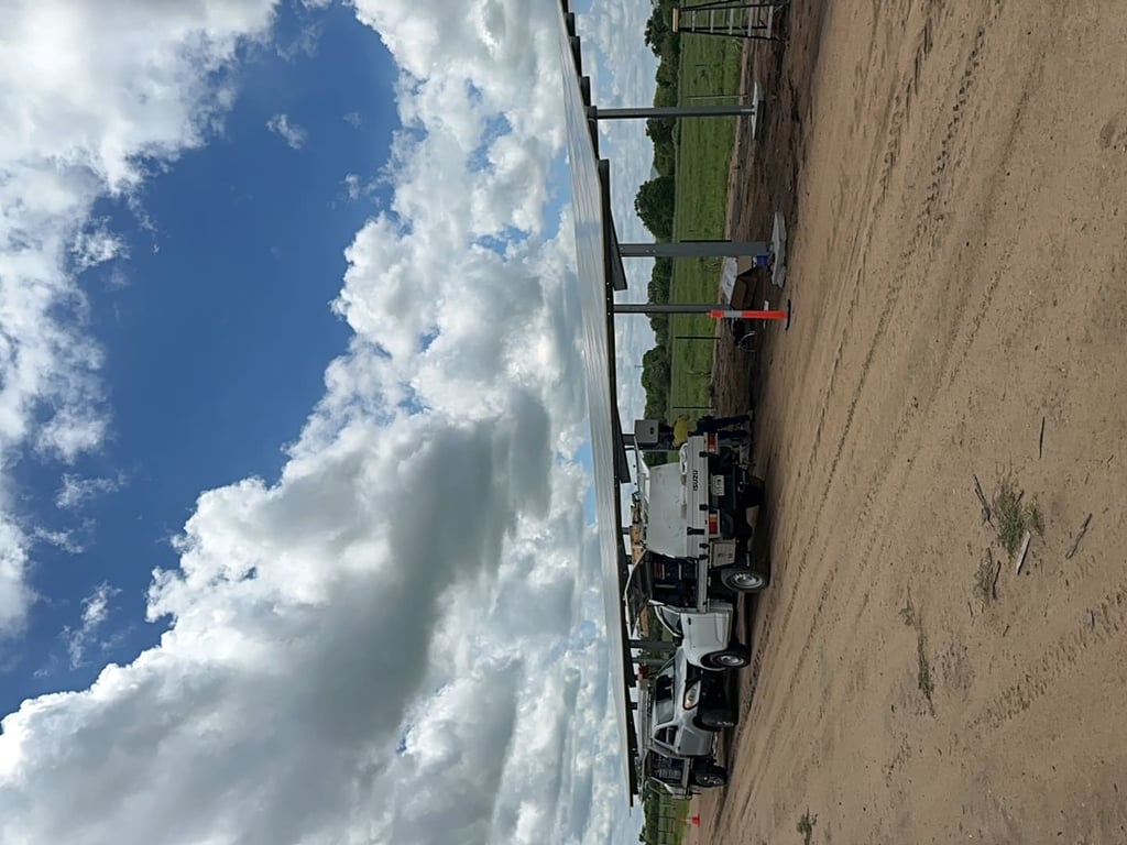 Solar panels installation