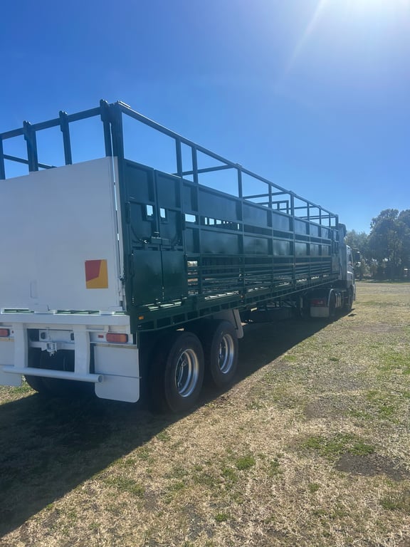 Livestock trailer after restoration