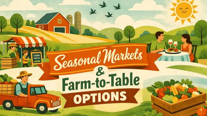 Seasonal Markets & Farm-to-Table Options