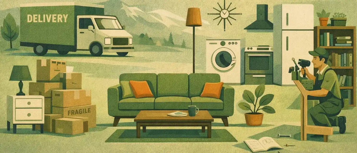 Furniture, Appliances & Home Setup