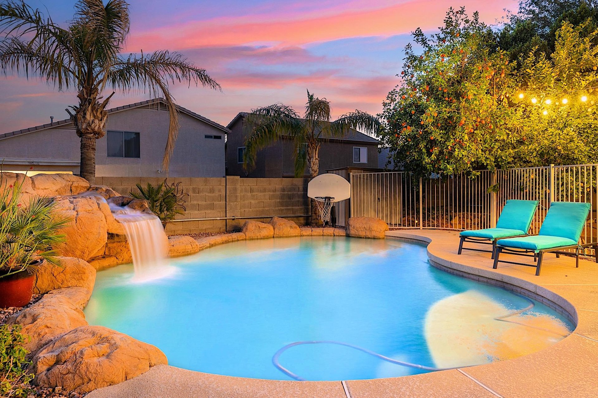 Heated pool