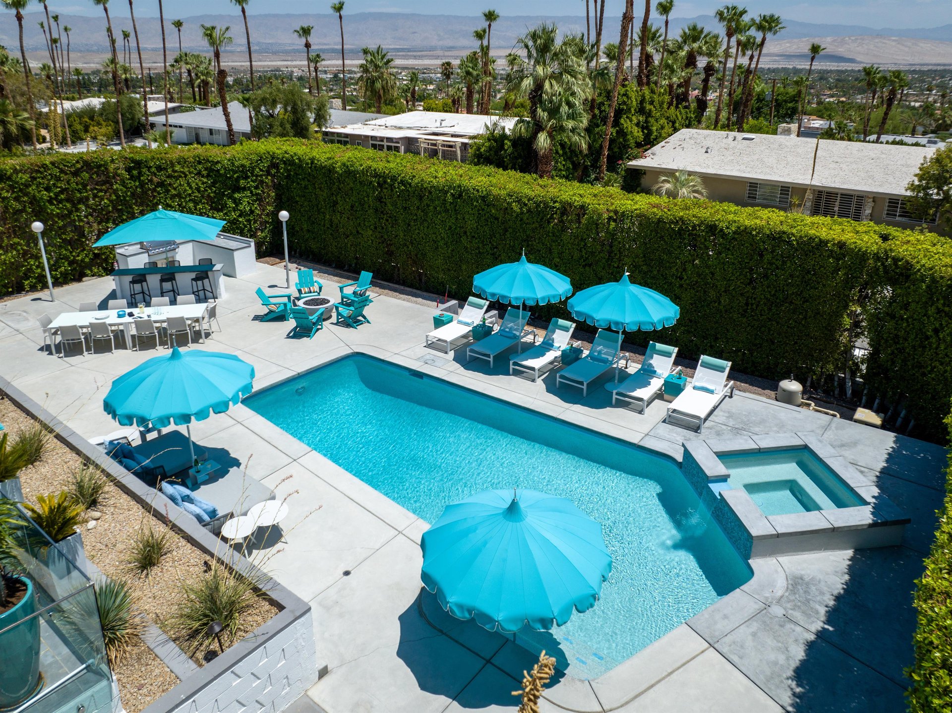 Aerial View Of Pool