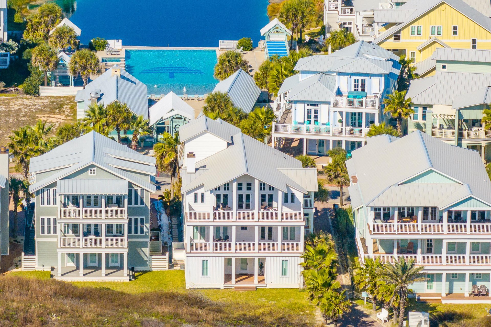 Sea of Dreams, Gulf Side Aerial View
