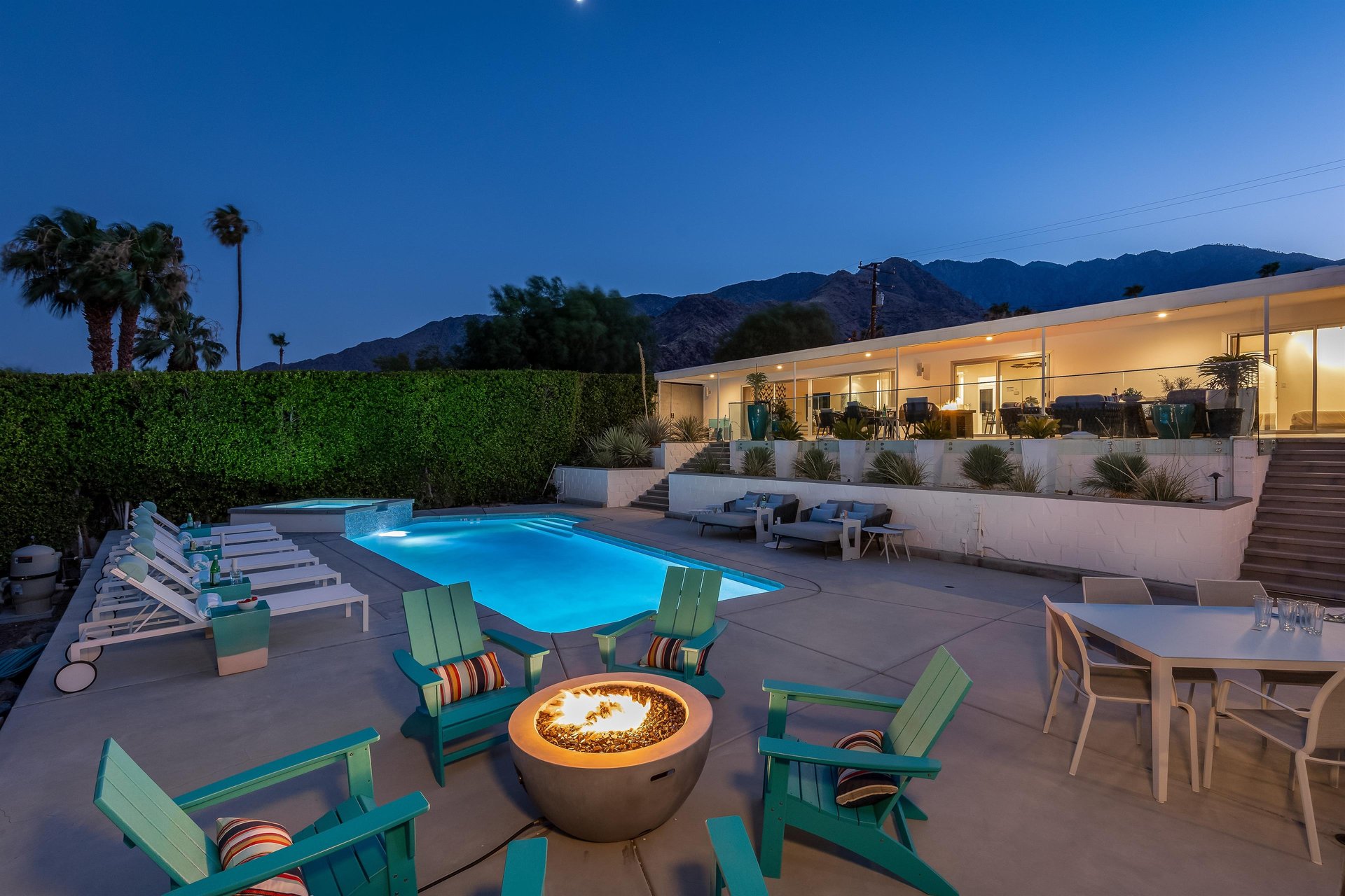Lit Up Fire Pit