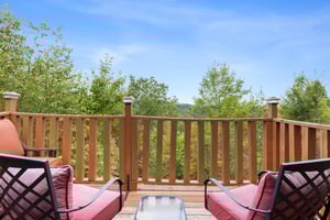 Deck seating with view