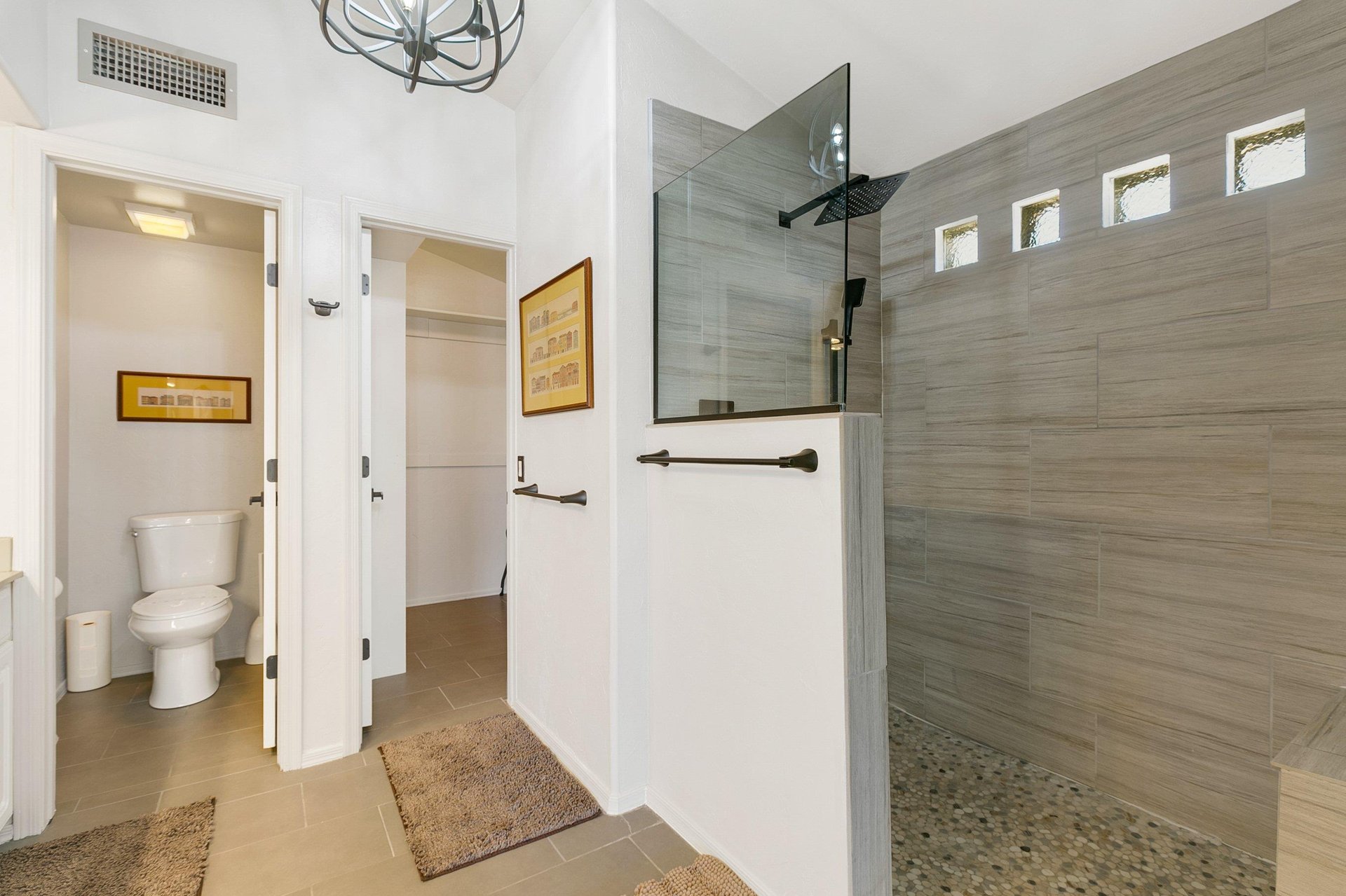 Walk in shower