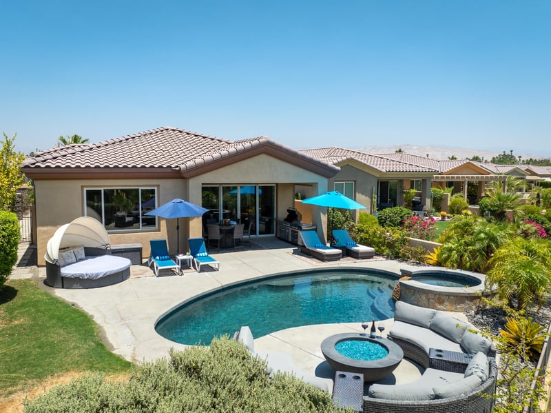 Lounge the day away in the pool