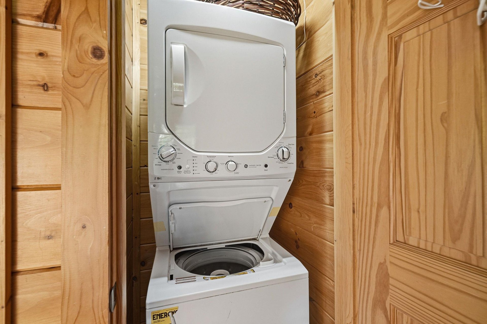 Your inunit stackable washer and dryer makes packing light easy—fresh clothes whenever you need them during your stay.