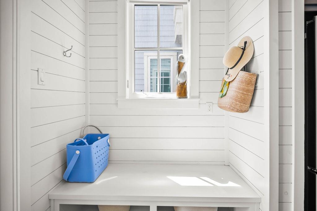 Storage Bench Beside Kitchen Door, 1st Floor