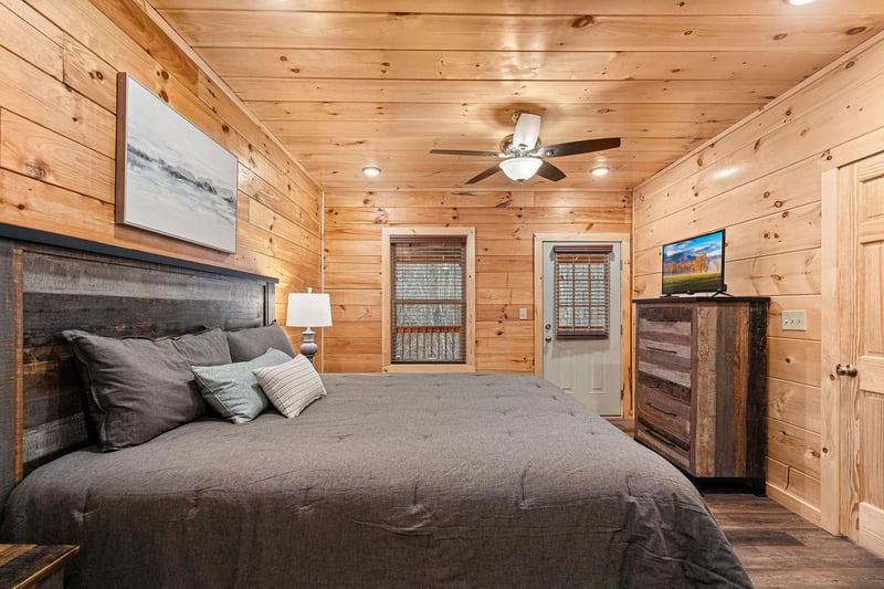 King Bedroom with Deck Access