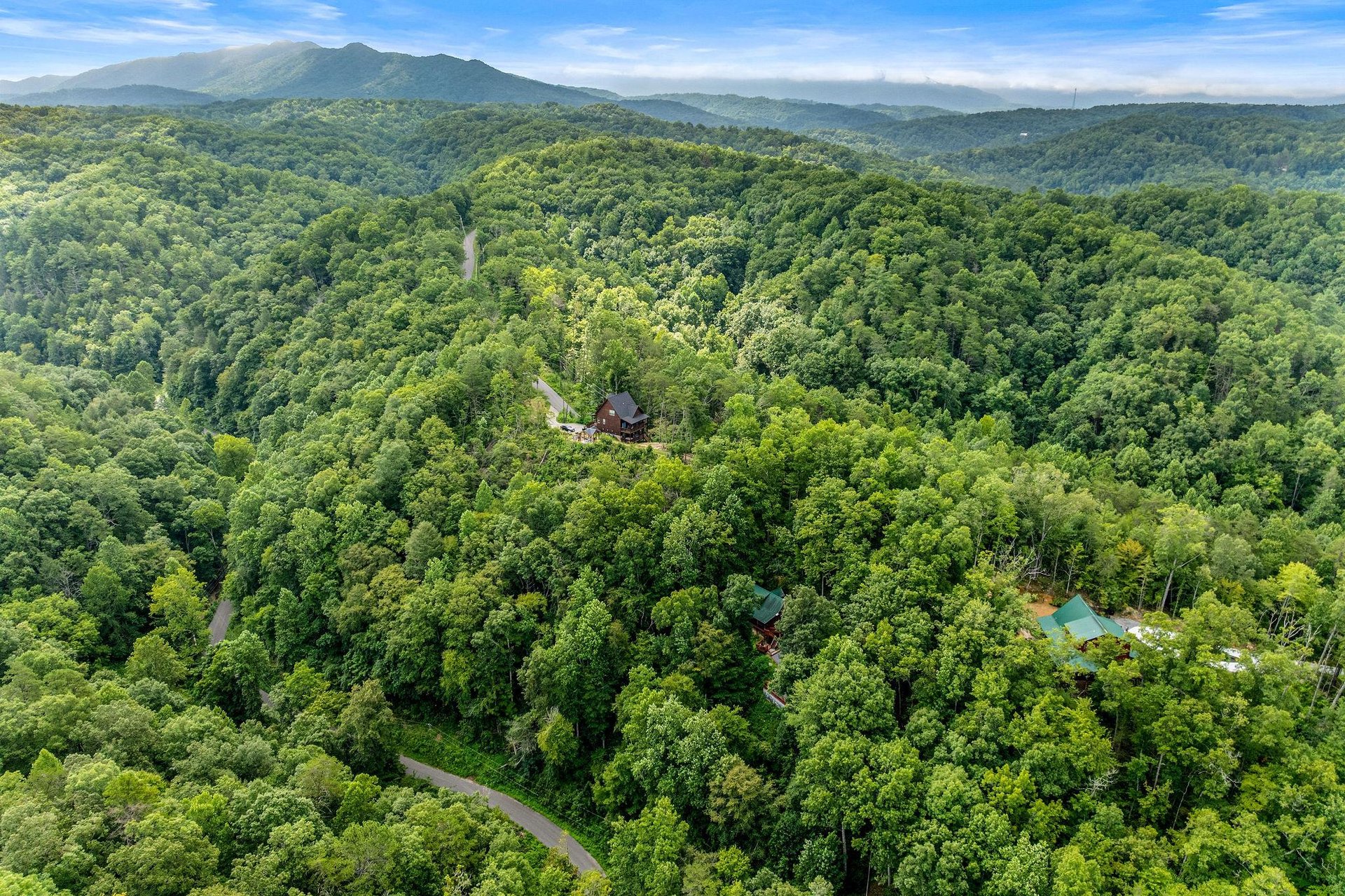 aerial views at Moonshiners Ridge
