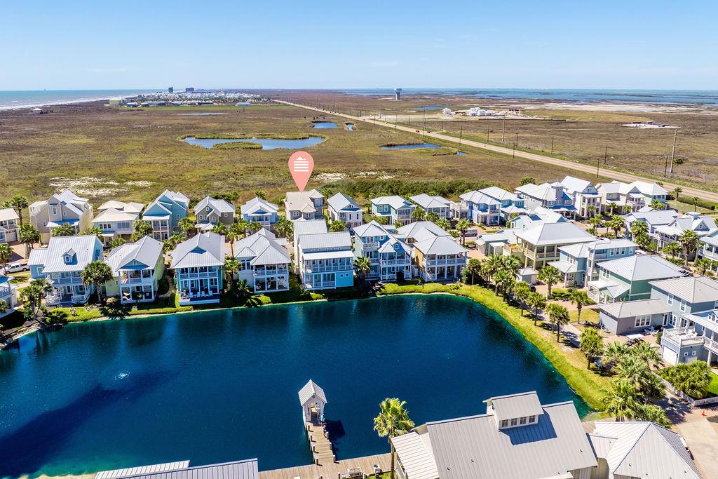 Star Island, Aerial View