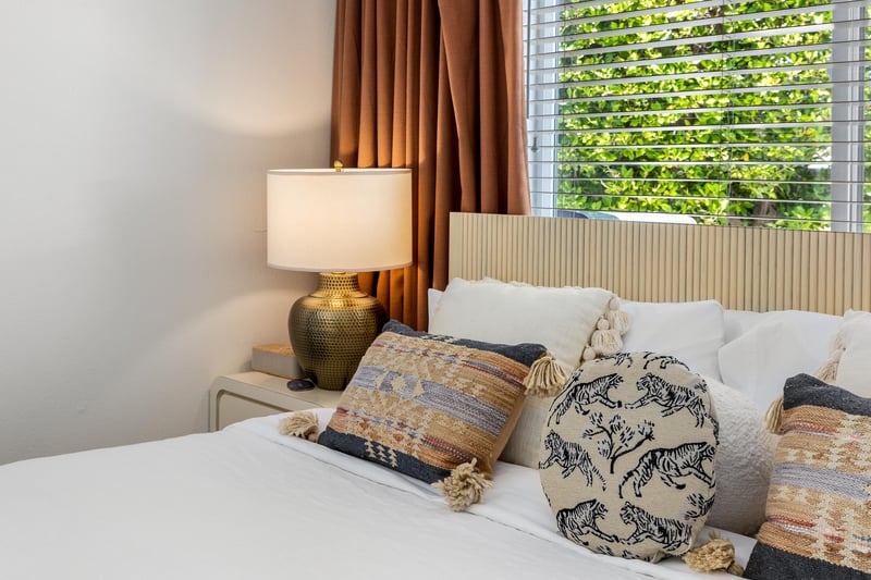 Comfortable guest bedroom