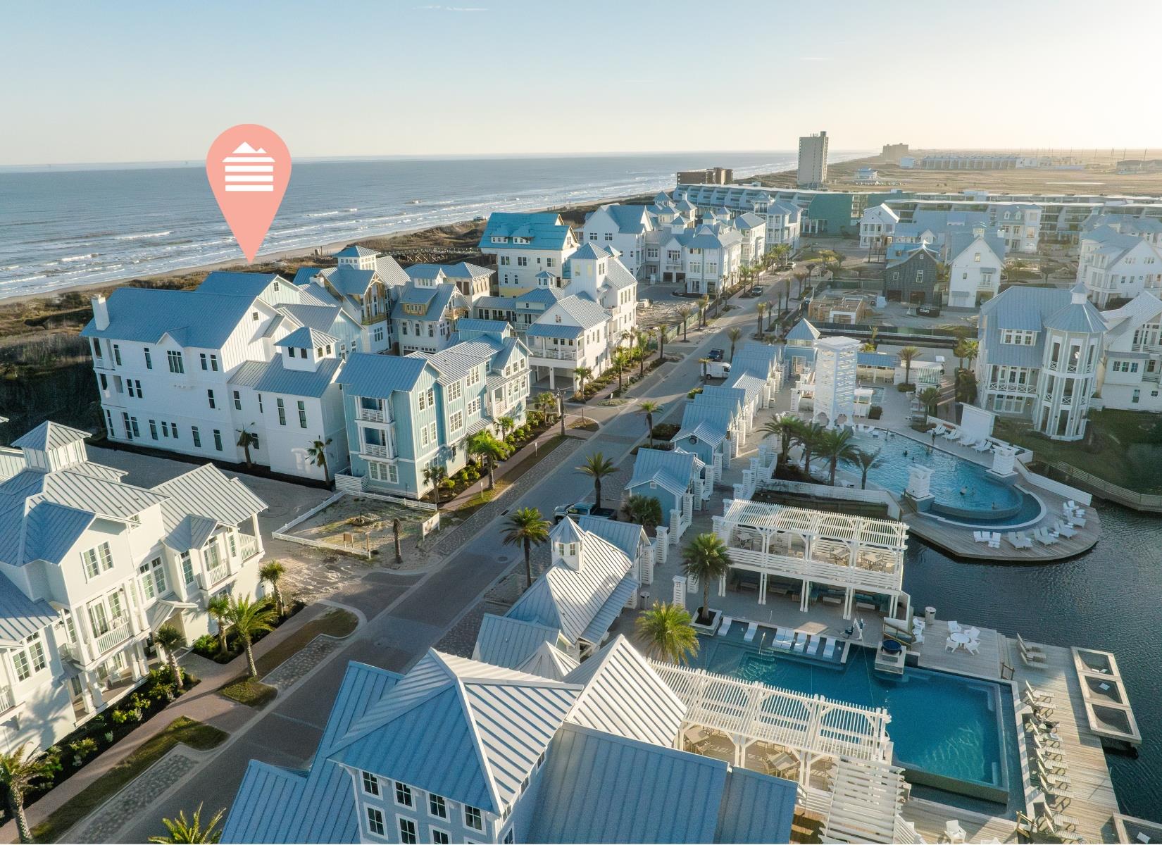 Sea Forever, Aerial View Over Pools