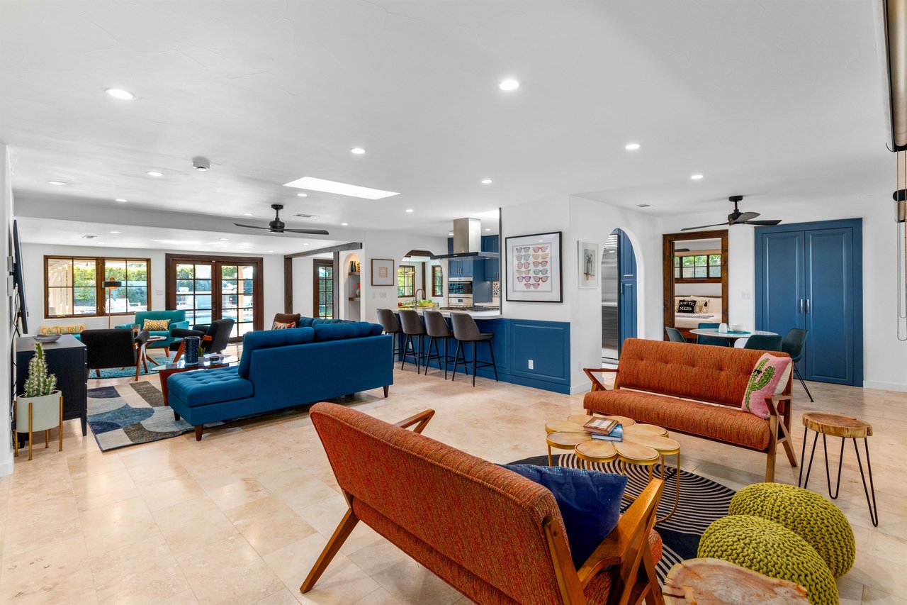 Comfortable midcentury modern furniture