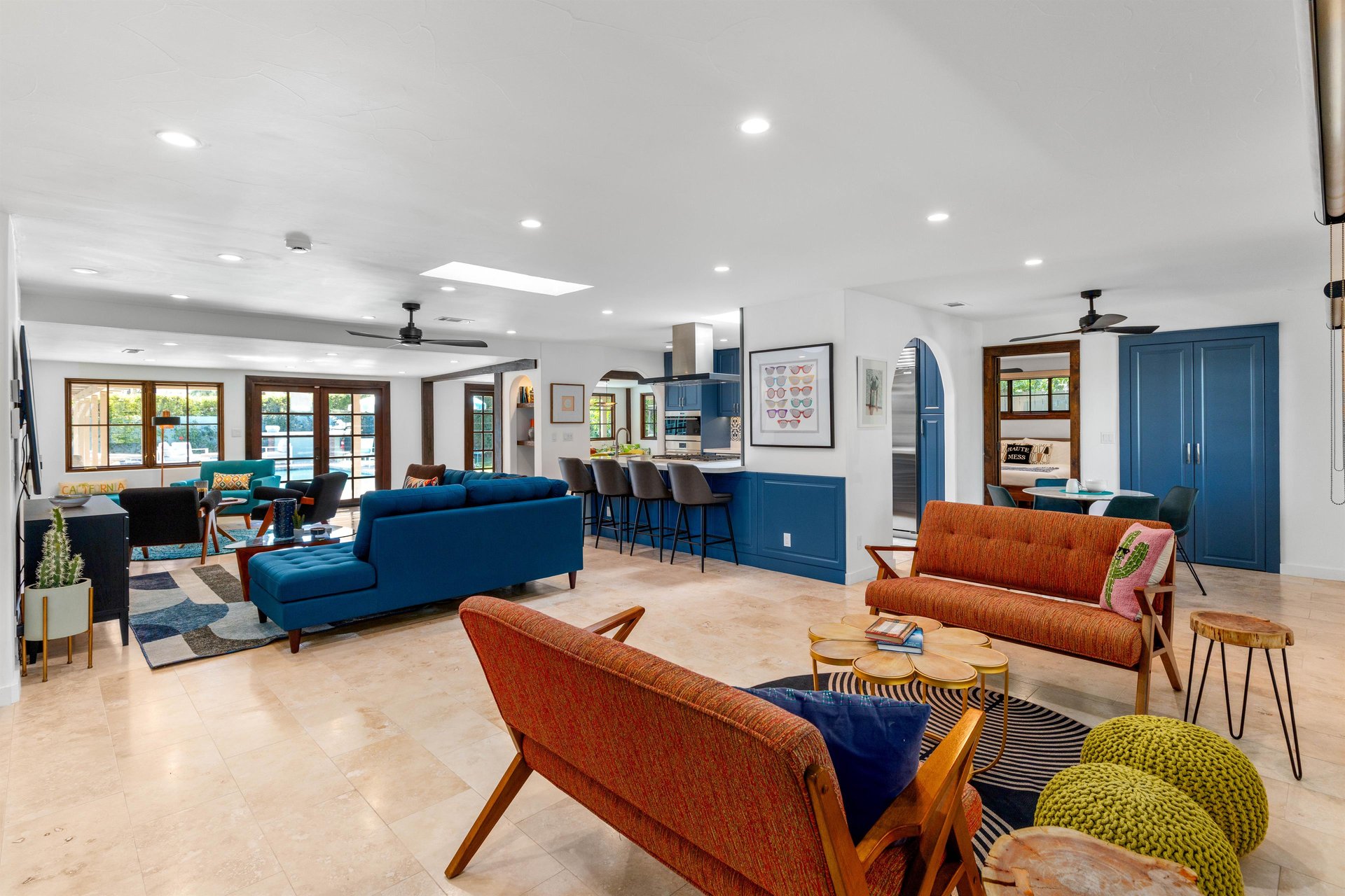 Comfortable midcentury modern furniture