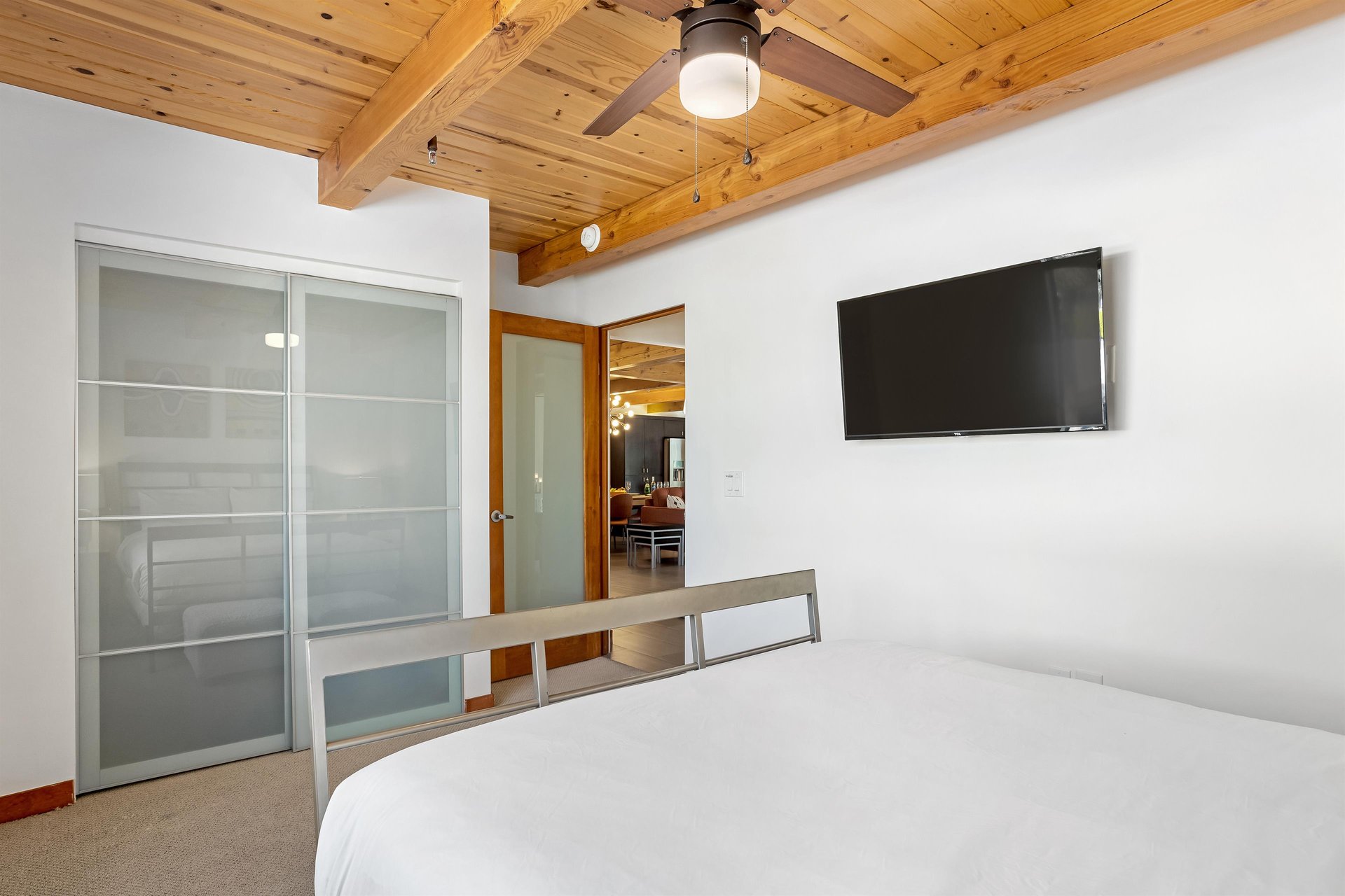 Flat screen televisions in every room