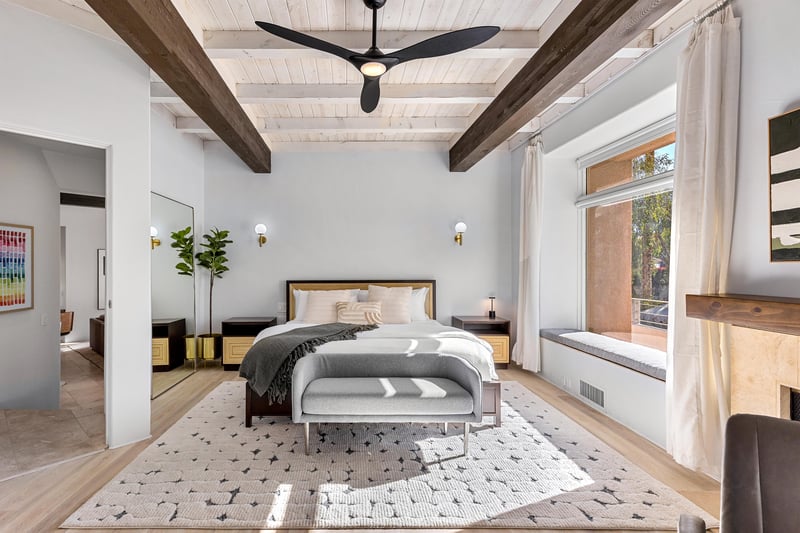 Picturesque guest bedroom