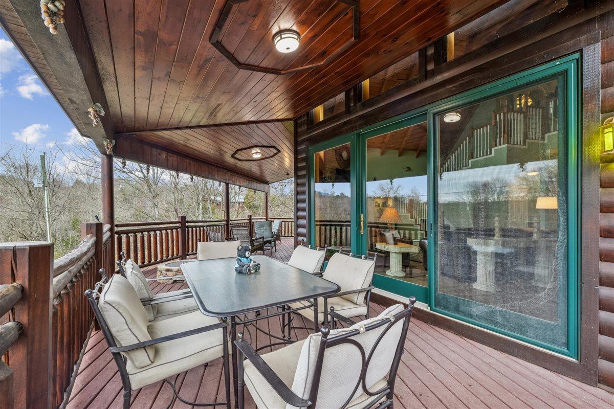 Start the morning outside with coffee or slow down and enjoy the fresh mountain air