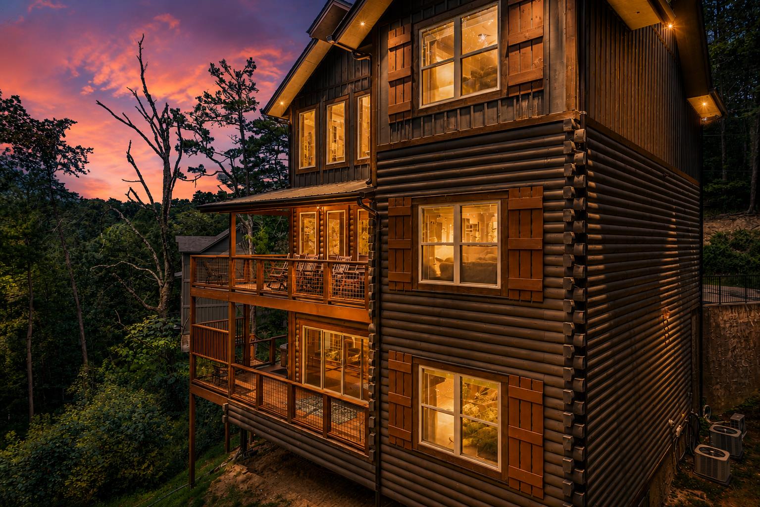 Exterior Shot Twilight