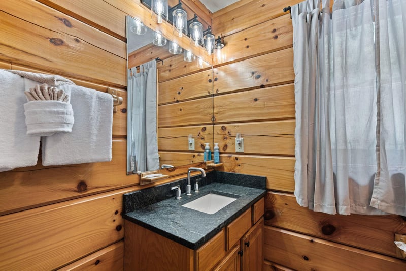 Single vanity sink