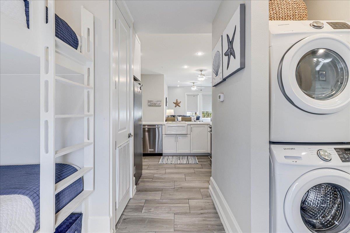 Hallway Bunk Bed Laundry