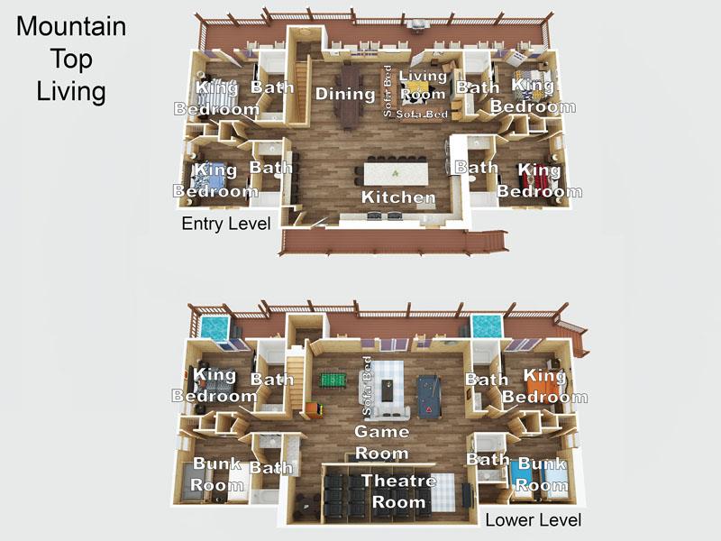 Mountain Top Living Floor Plan