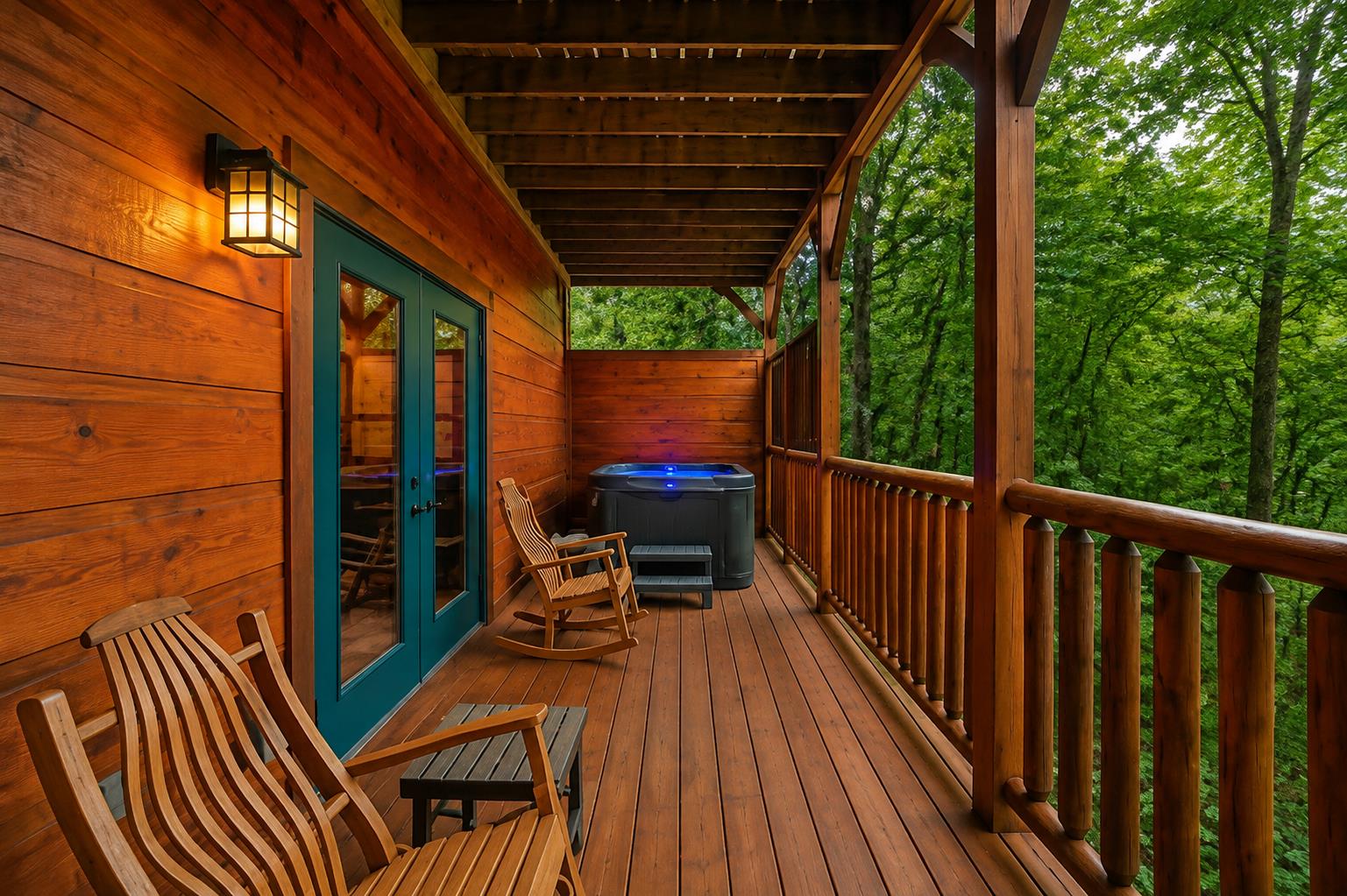 Hot Tub Bottom Deck