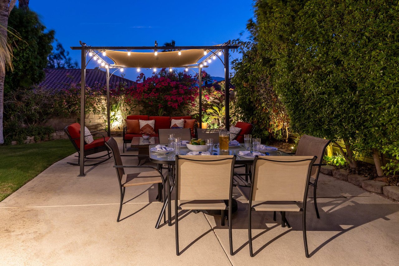 Calm evenings on the patio