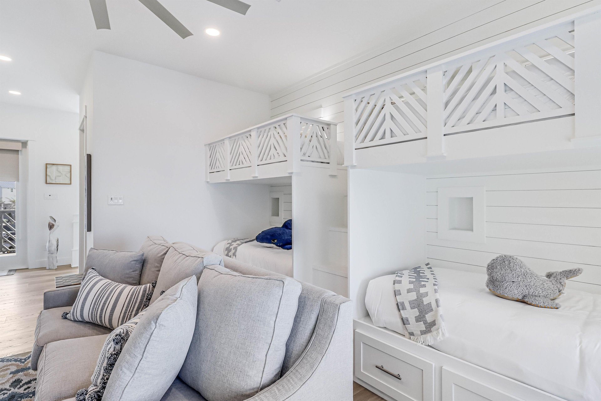 Living Area With Bunk Beds, 2nd Floor