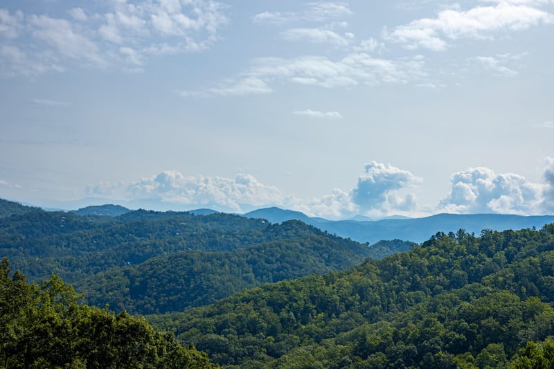 Mountain view at Black Bears  Biscuits Lodge