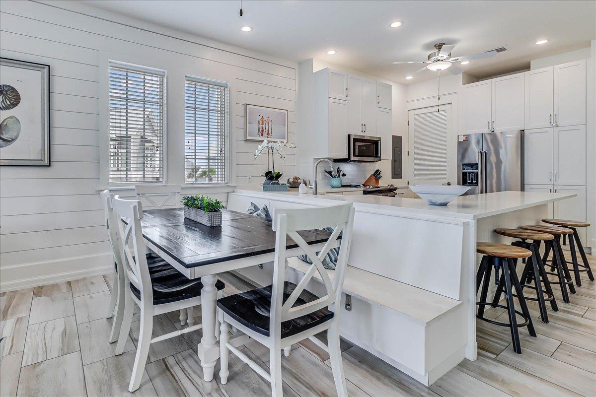 Kitchen and Dining Area