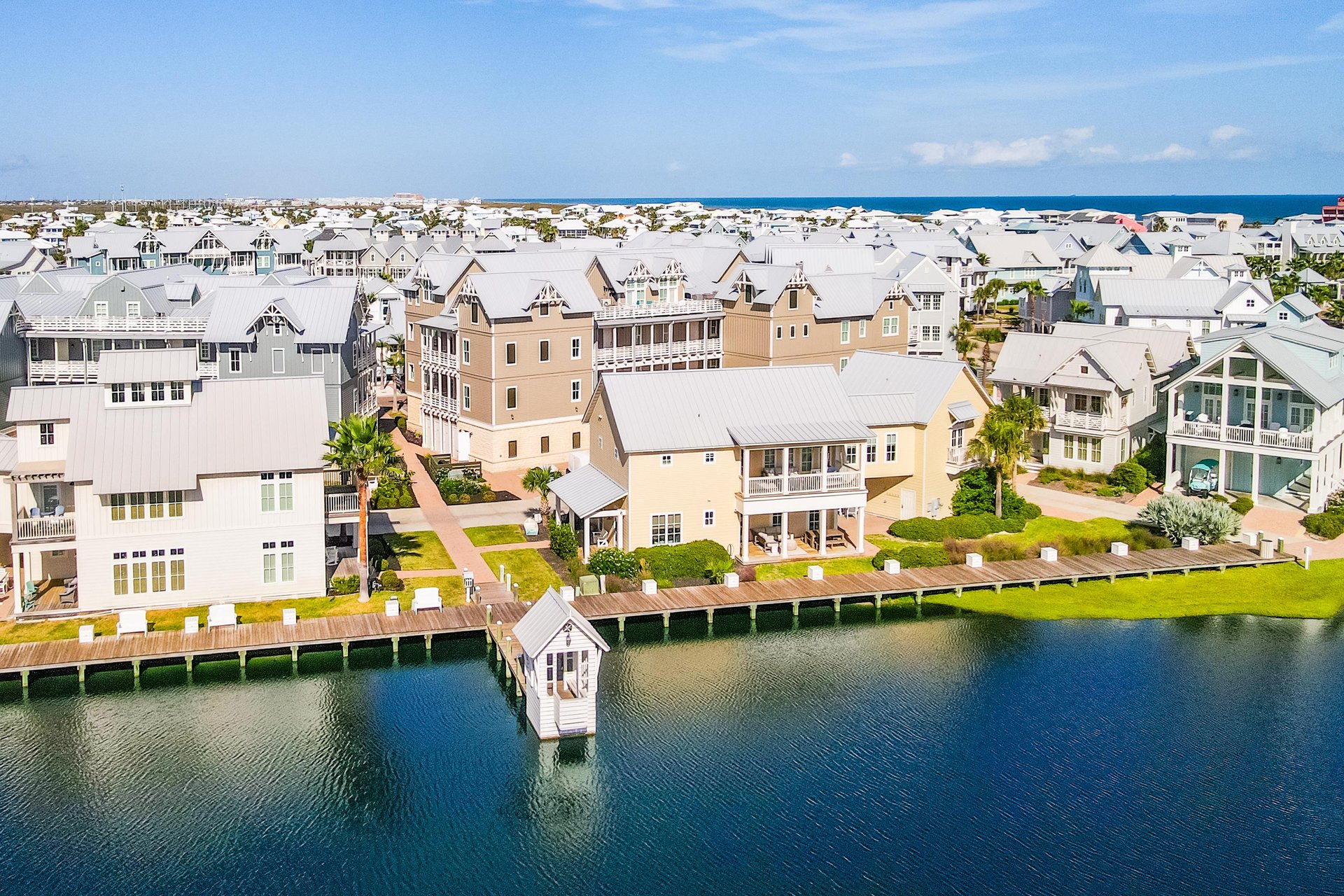 Aerial View, Over View Lake Colby