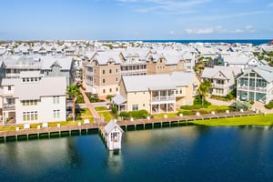Aerial View, Over View Lake Colby