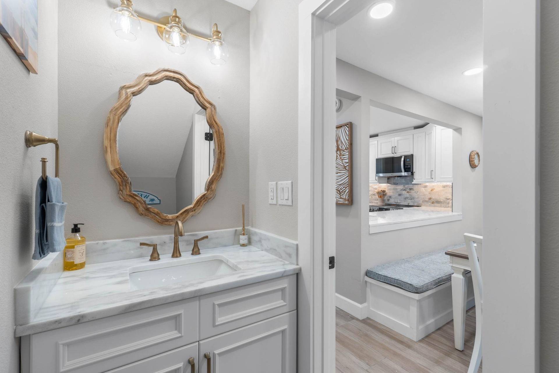 Half Bath Off Living