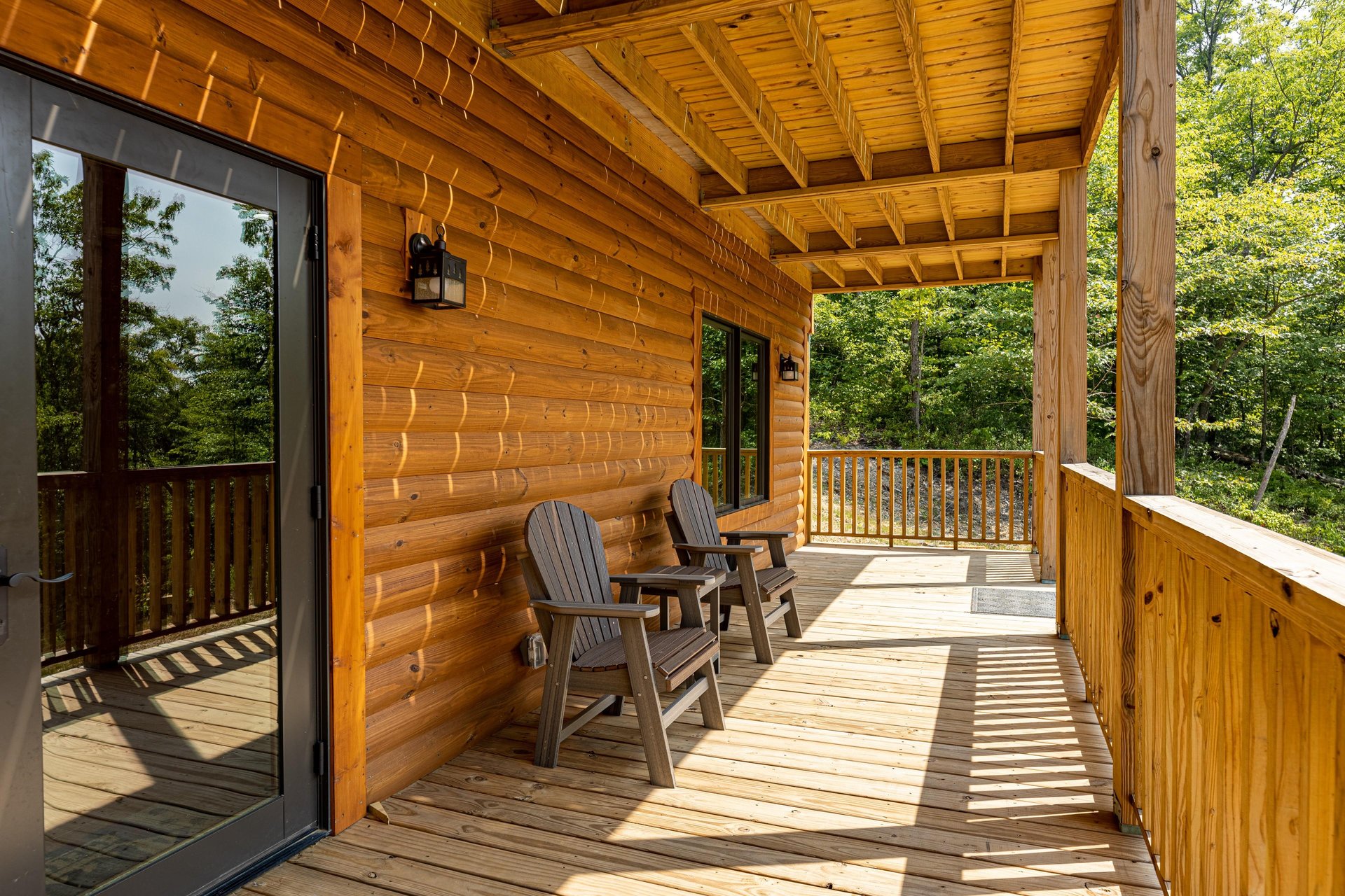 Seating on lower deck