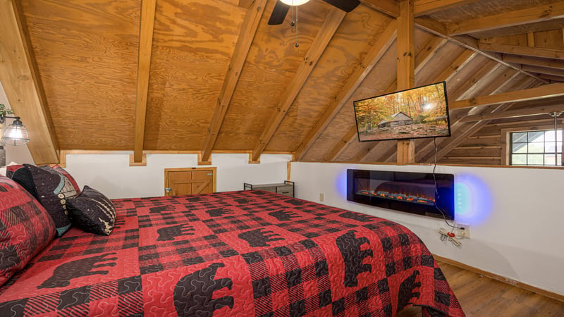 king bed
