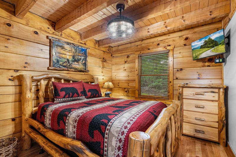 queen bed