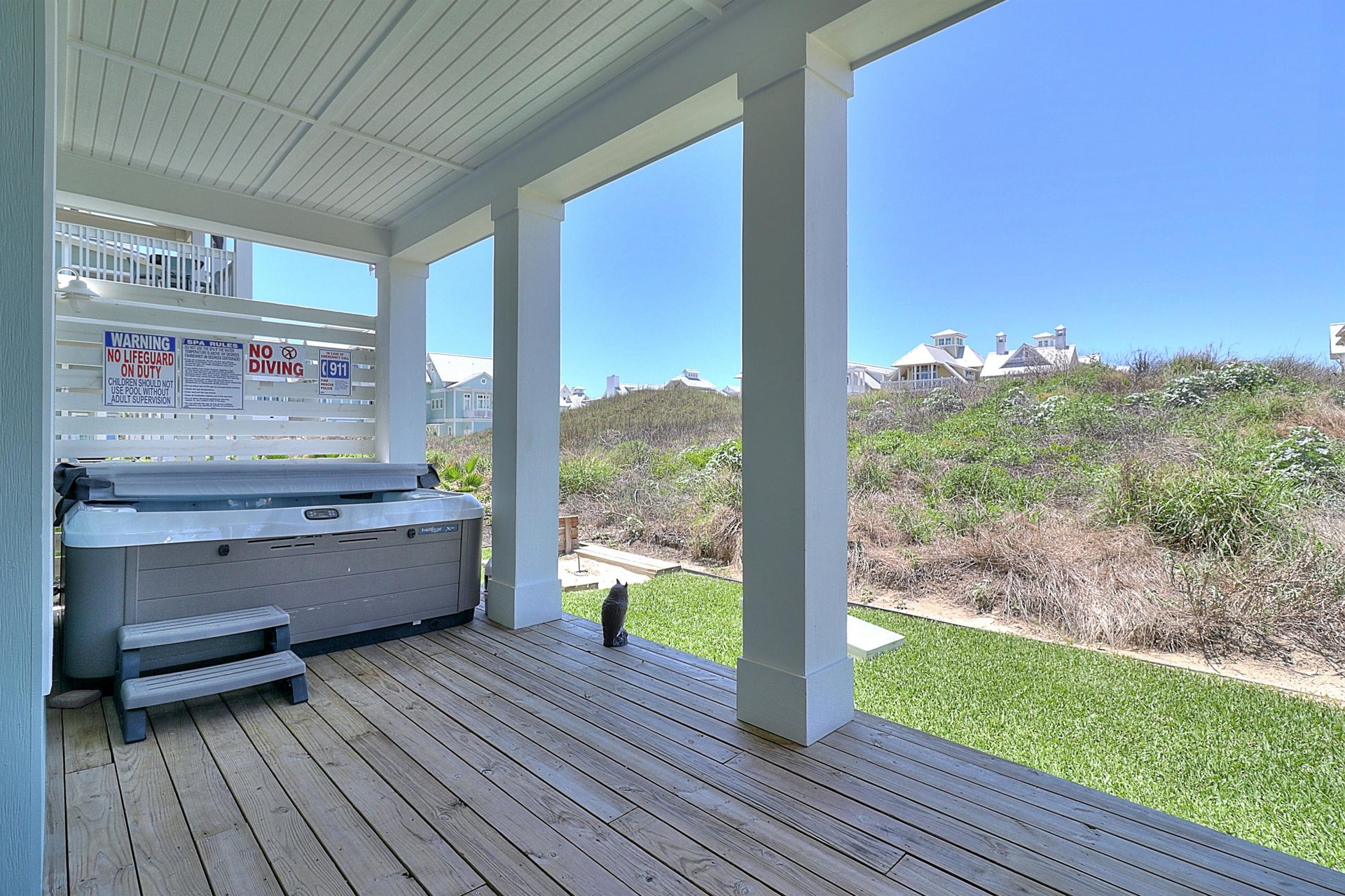 Hot Tub  Putting Green, 1st Floor Deck