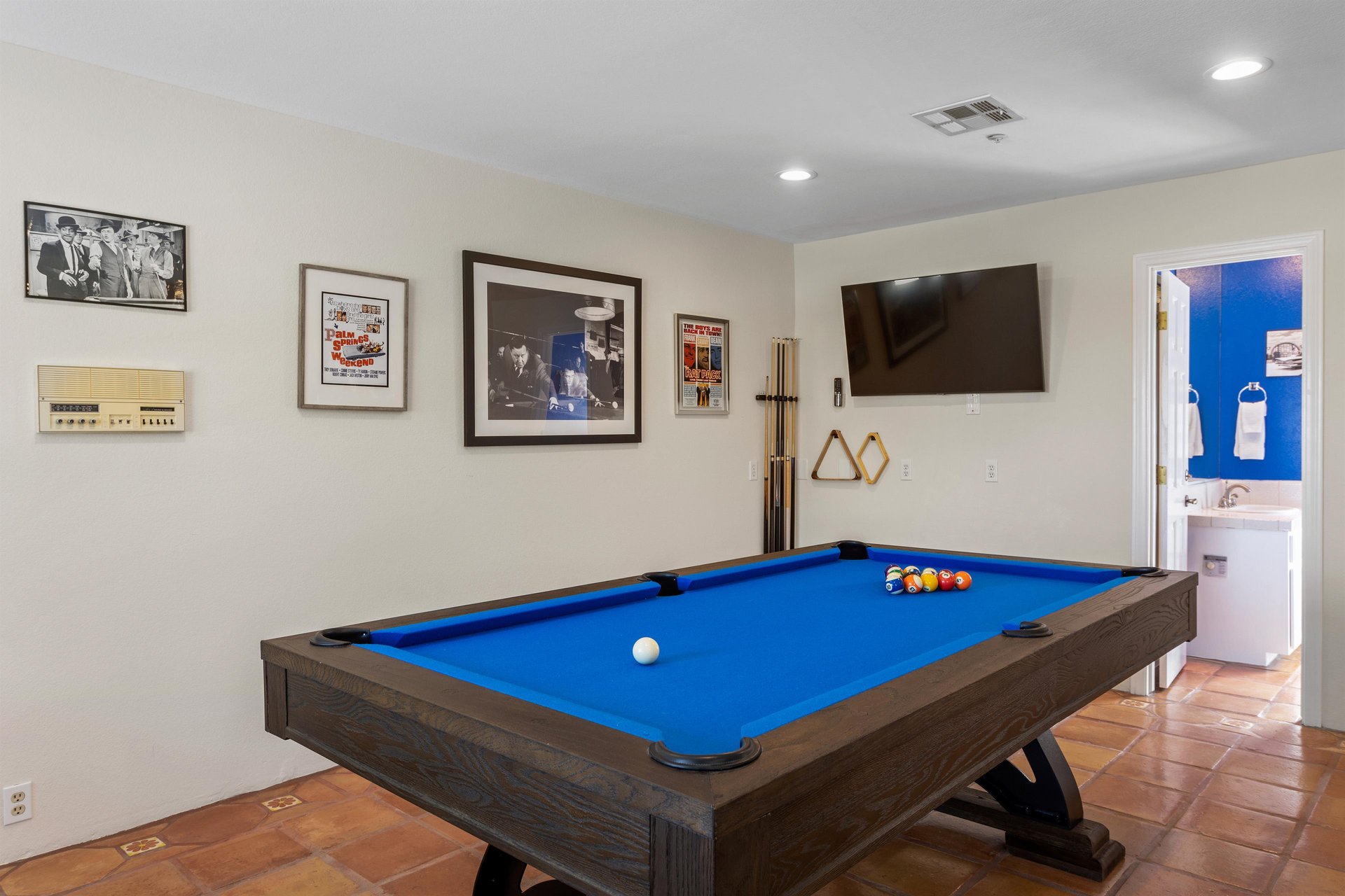 Challenge your friends to a game of pool