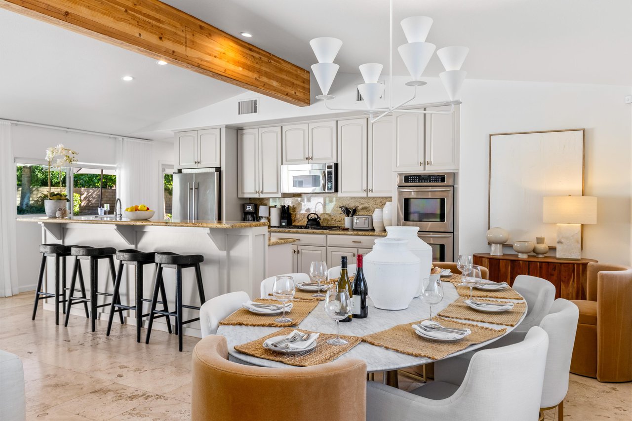 Gather around your elegant dining table