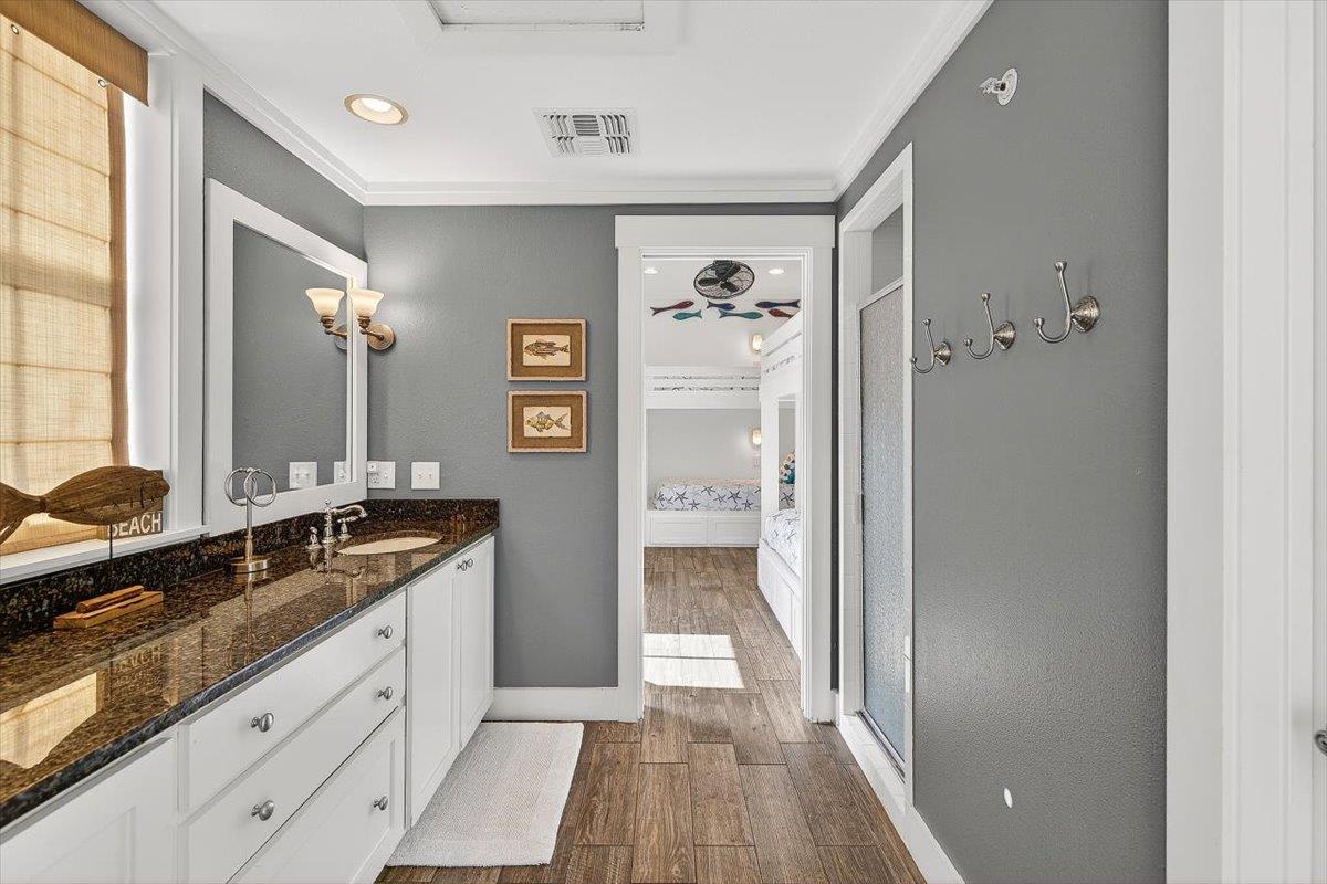 Shared Bunk Bathroom