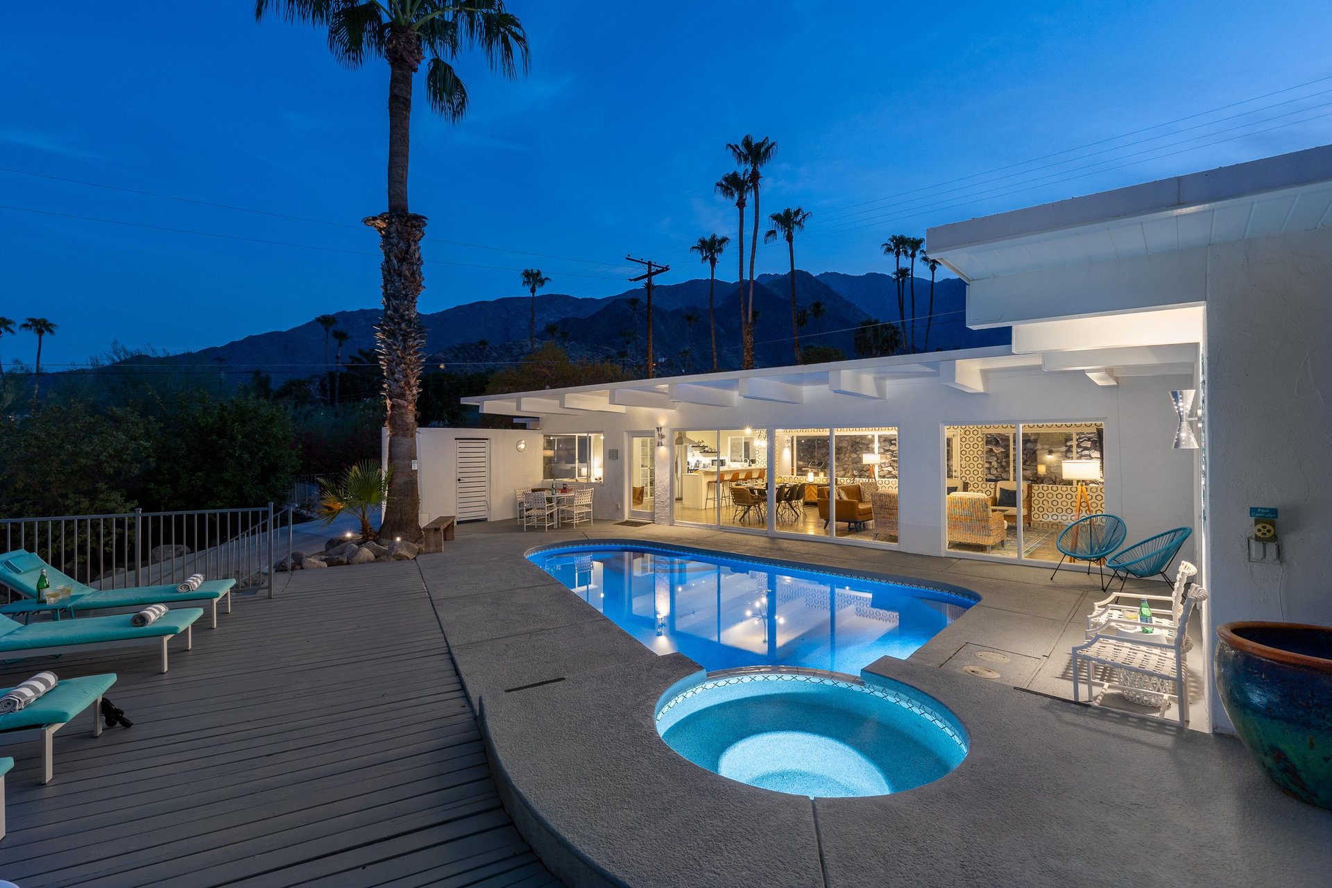 Soak in the jacuzzi