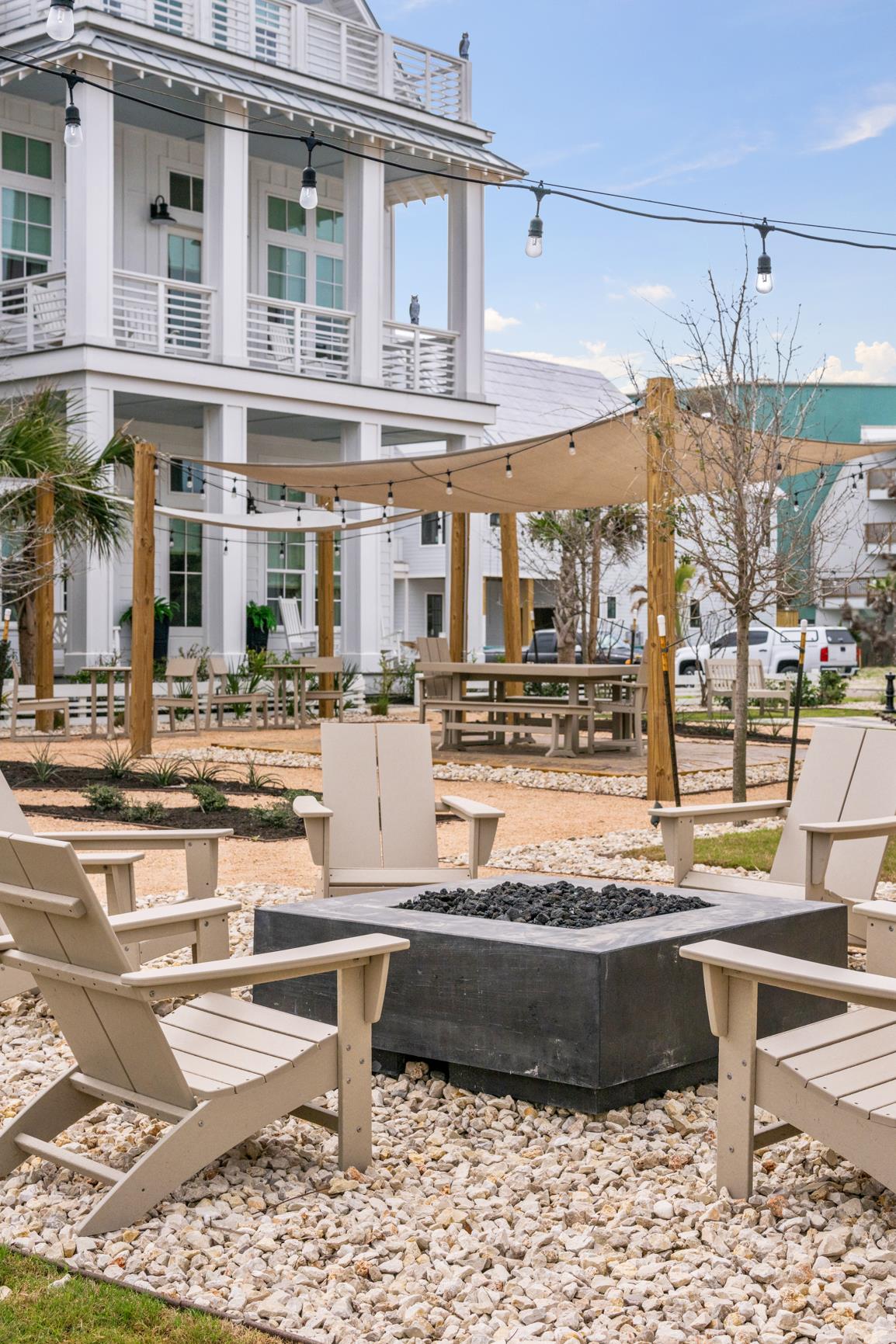 Community Fire Pit and Outdoor Space at South