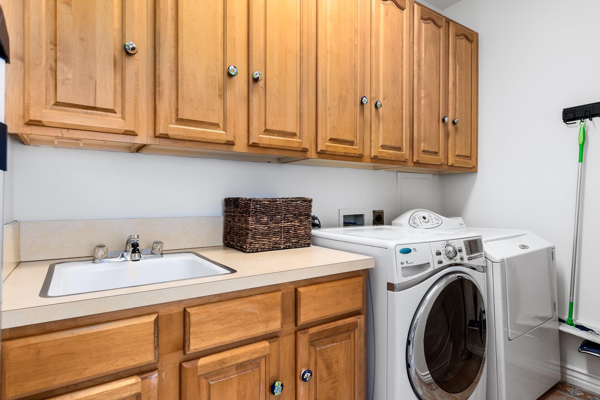 Washer and dryer