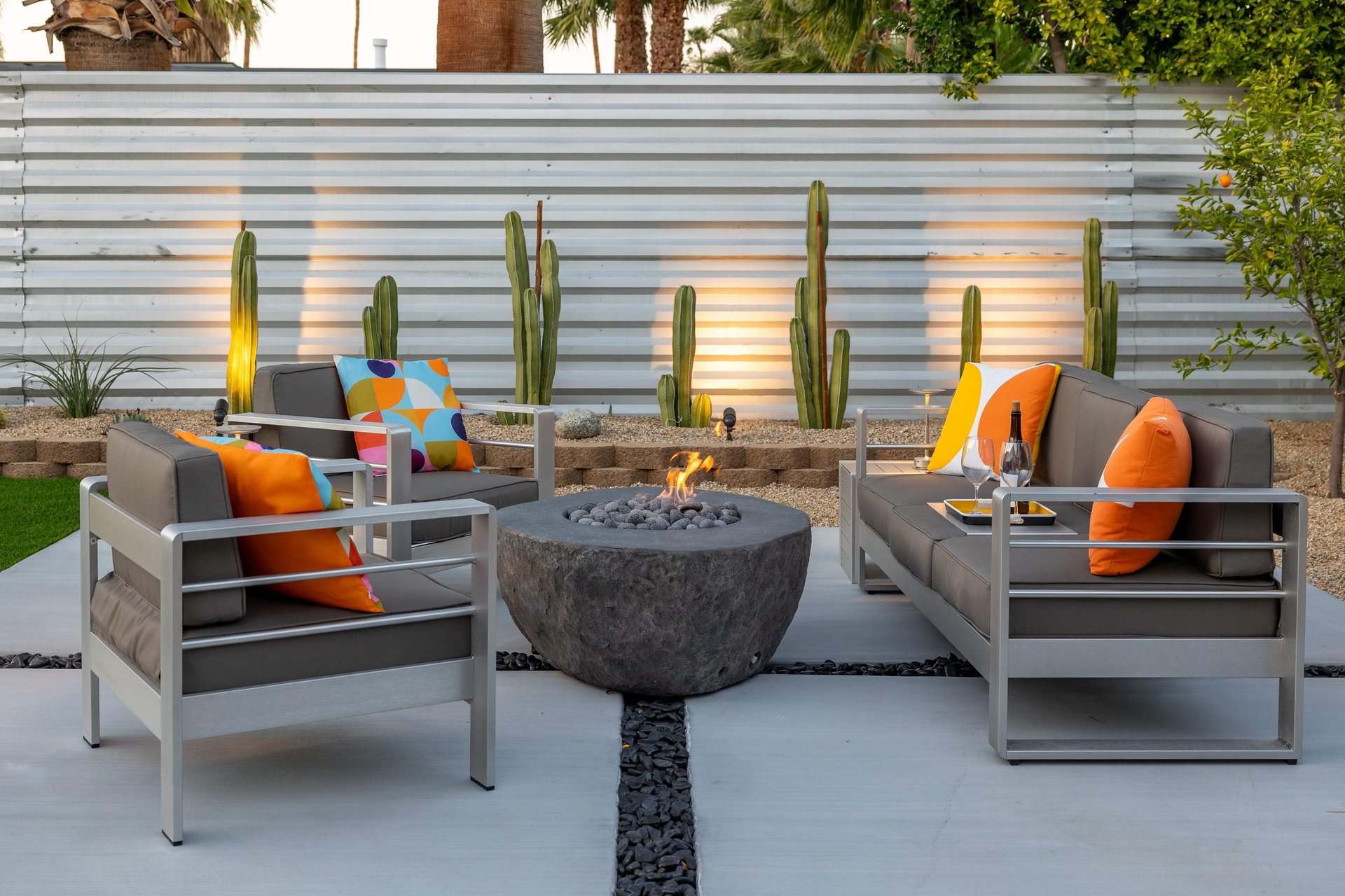 Gather around the firepit