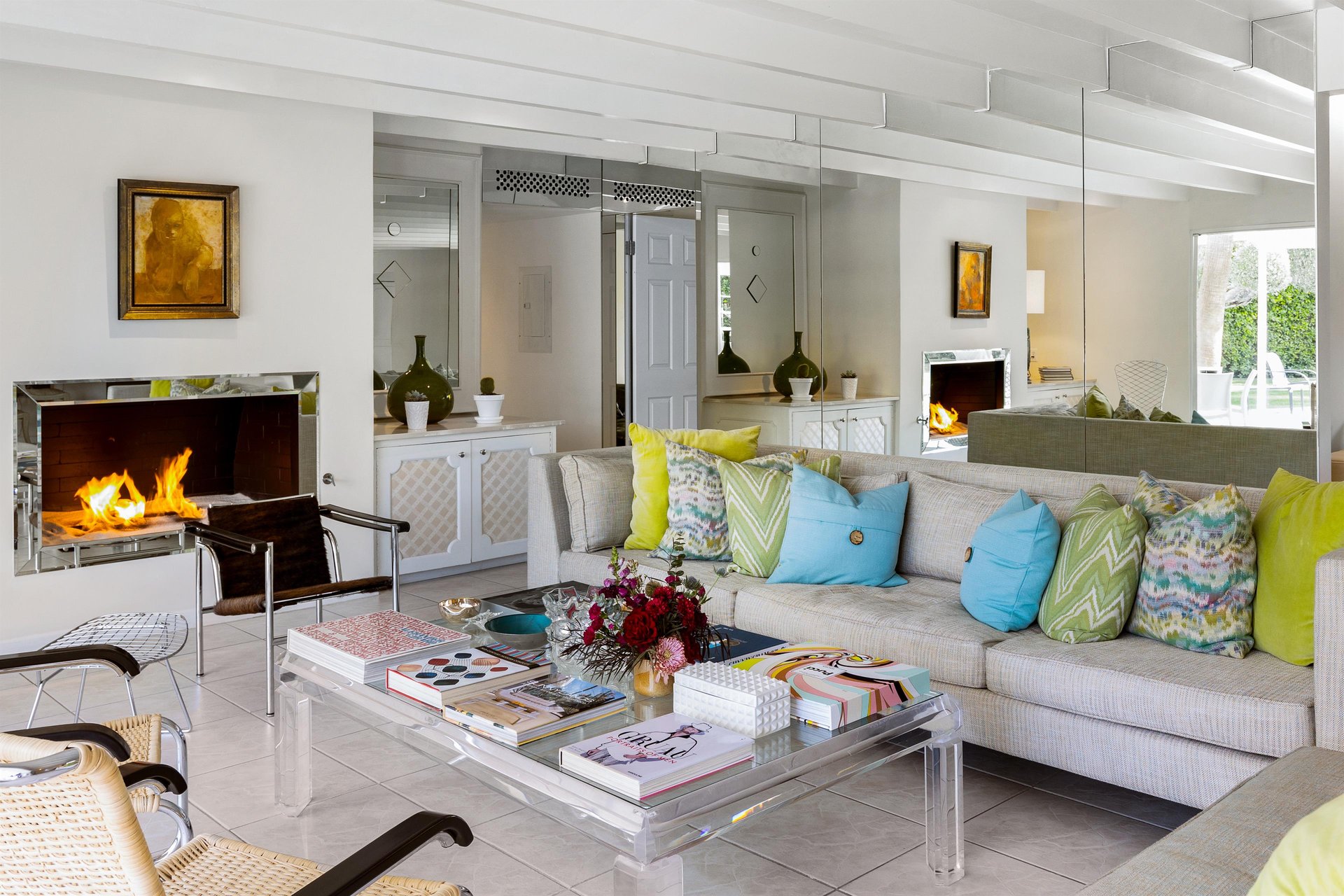 Comfortable and warm living room